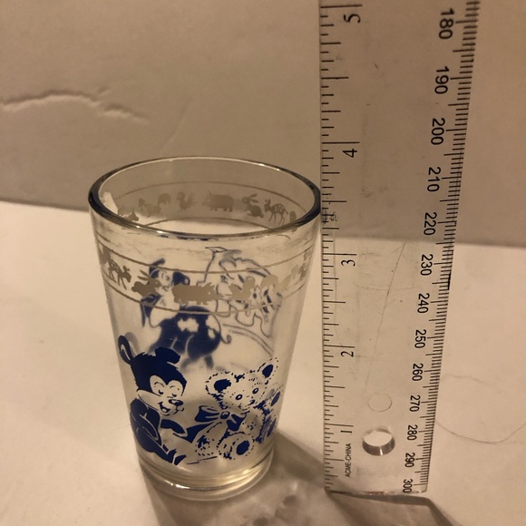 Vintage 1956 Kiddie Kup Swanky Swigs by Kraft Foods with blue animals Bears - Picture 2 of 9